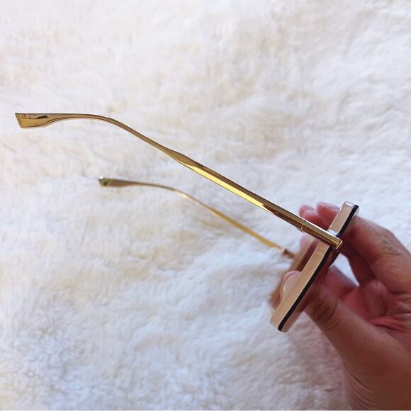 Ariel Pink Rectangle Full Frame Sunglasses - Picture 5 of 11